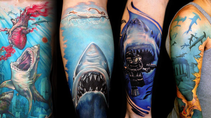 Shark Tattoos Shark Tattoos