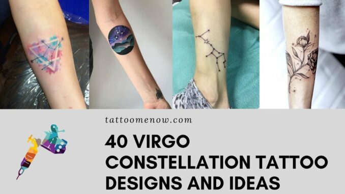 Zodiac Constellations Tattoos – Meaning Behind Zodiac Signs